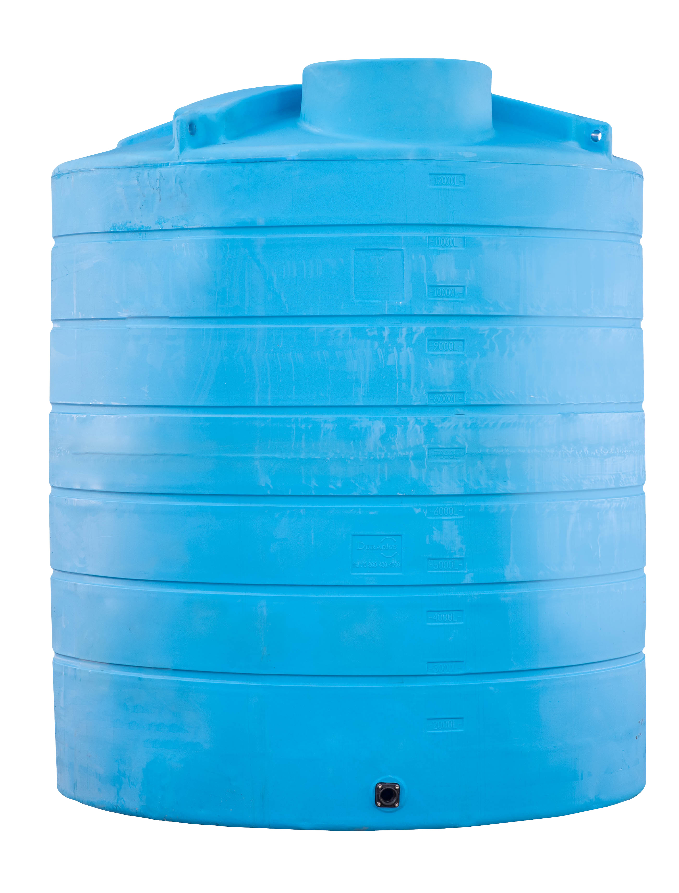 DURAplas Wasserbehälter 12.500 Liter Inhalt – als Regenwassersammler und -speicher