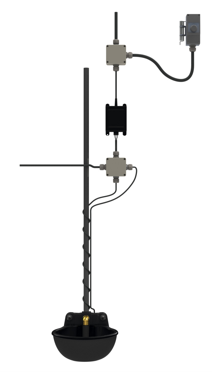 Anwendungsbeispiel für Frostschutz-Thermostat