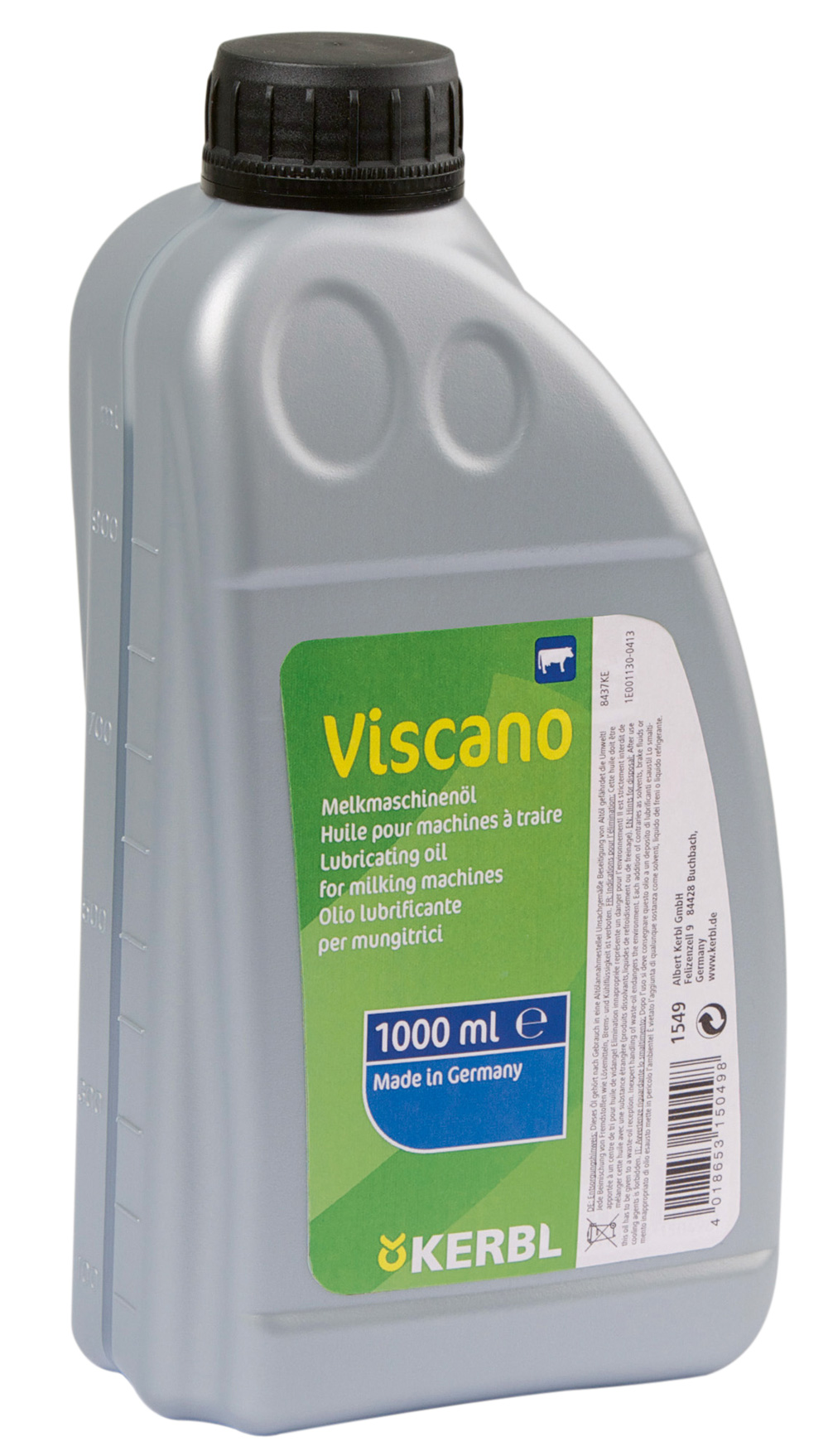 Melkmaschinenöl VISCANO 1 Liter Flasche